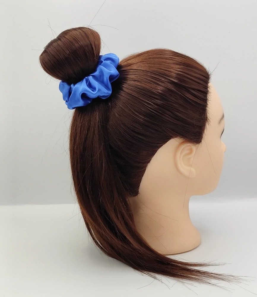 Dárková sada - 4 scrunchies L v tmavě modré