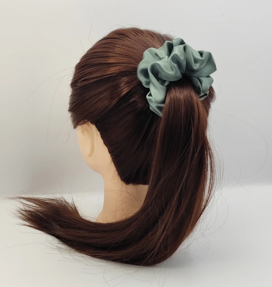 Dárková sada - 4 scrunchies L v zelené II.