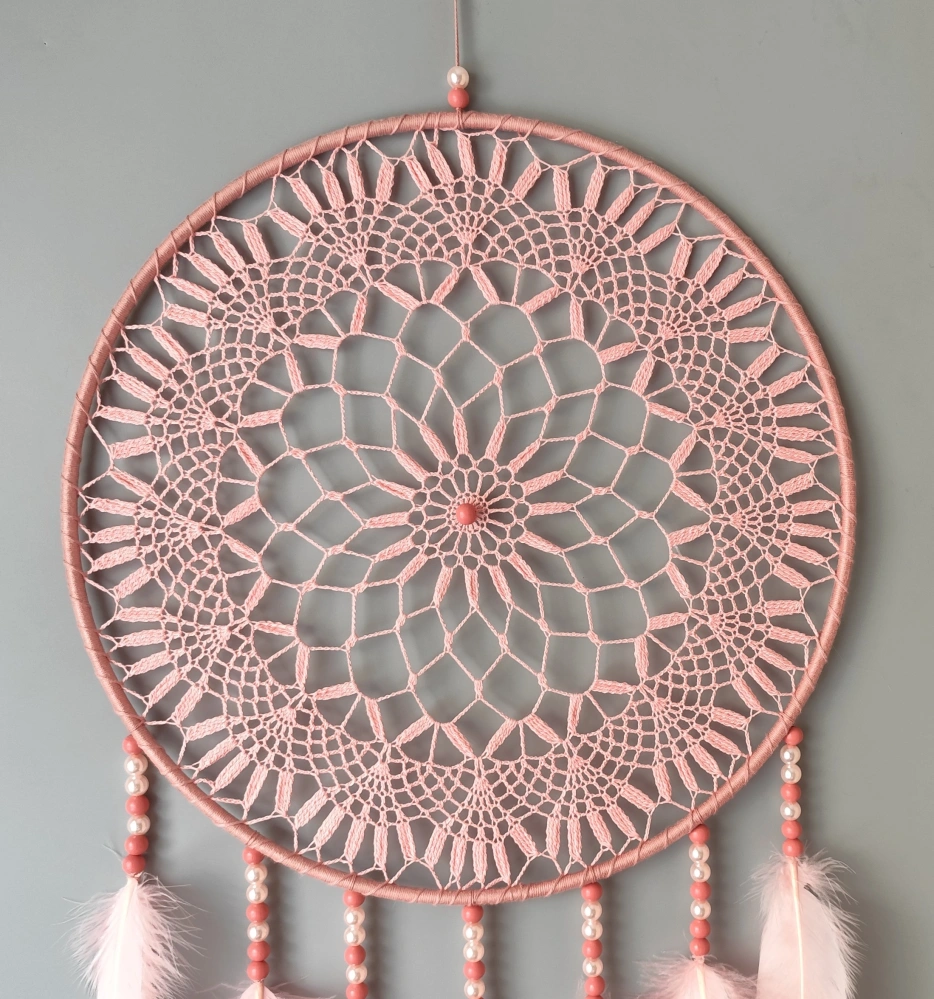 Lapač zlých snů 35 x 105 cm Lososový sen
