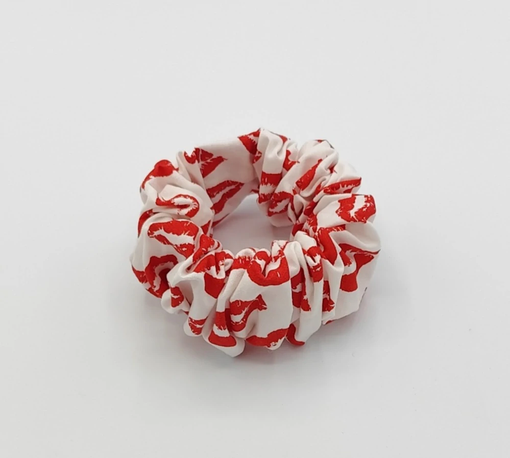 Bavlněná Scrunchie gumička pusinky L