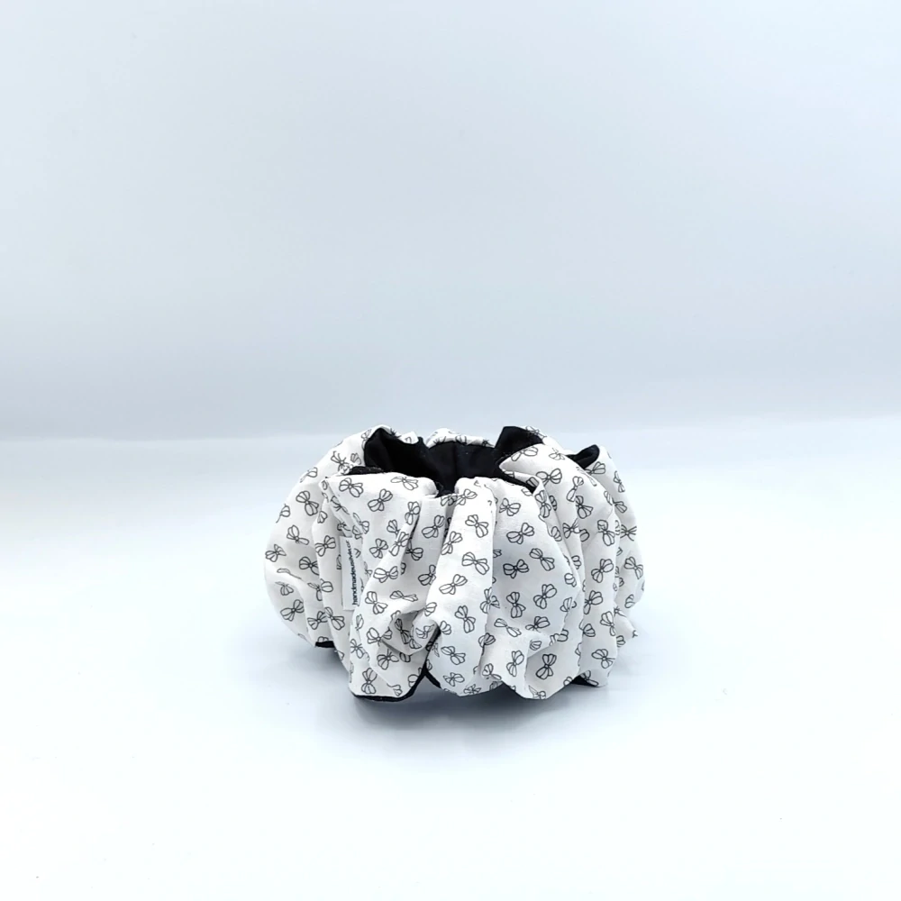Bavlněná Scrunchie gumička mašle XXL