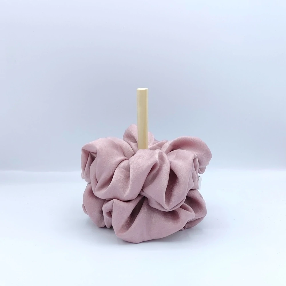 Scrunchie gumička starorůžová XXL