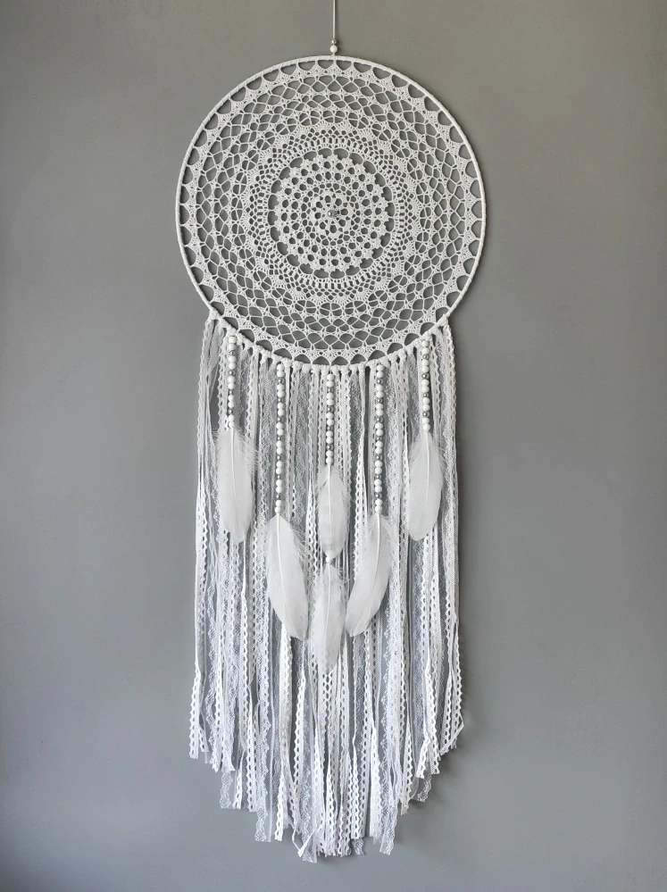 Lapač zlých snů Bílá holubice 40 x 110 cm