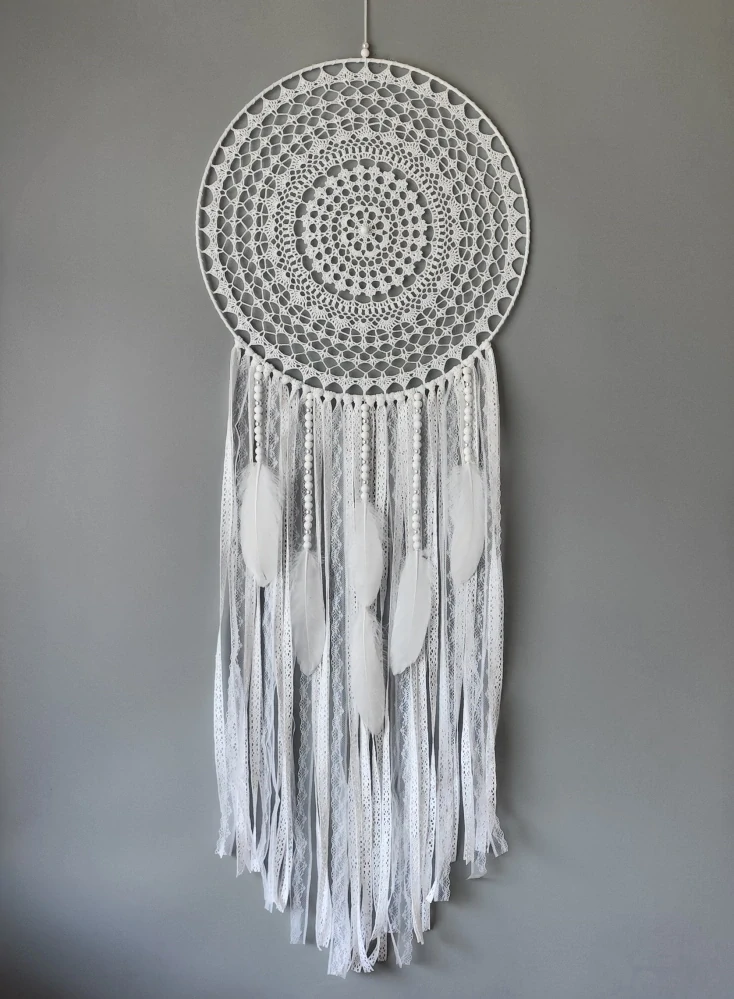 Lapač zlých snů Bílá holubice 40 x 115 cm