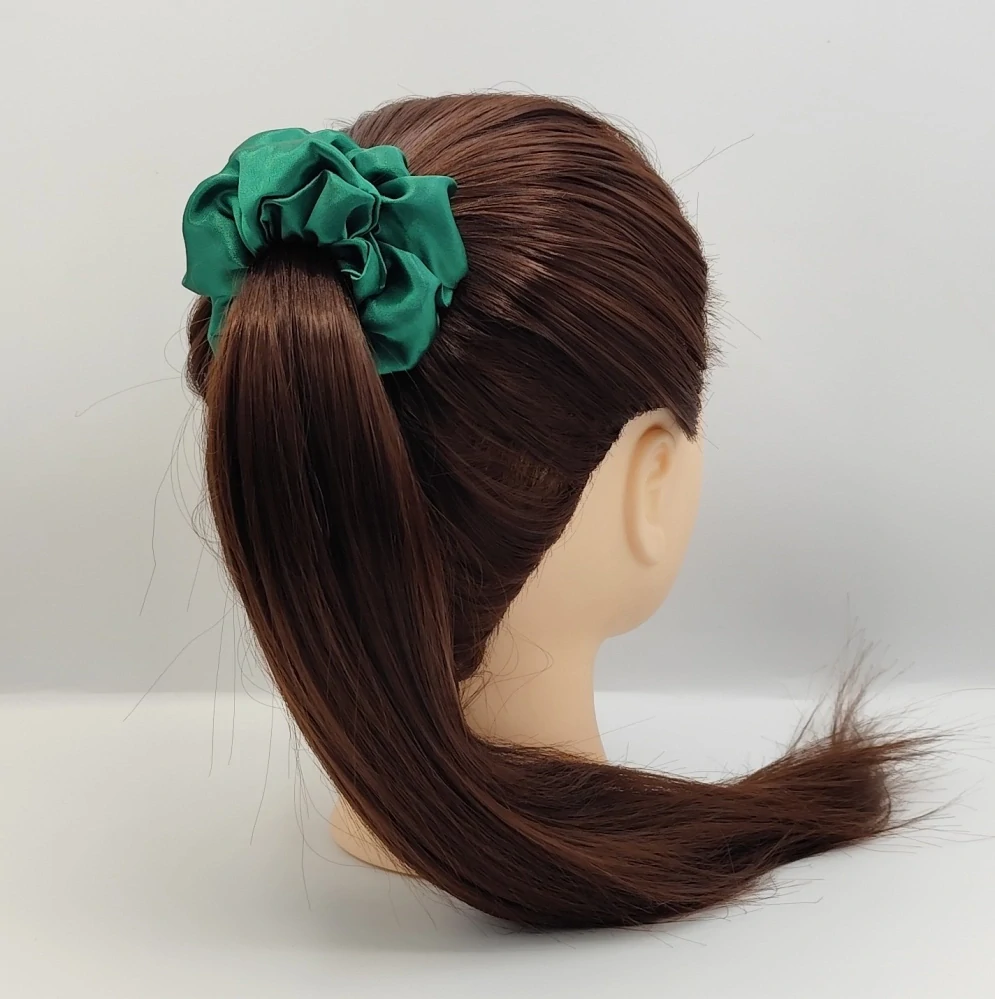 Dárková sada - 4 scrunchies L v zelené