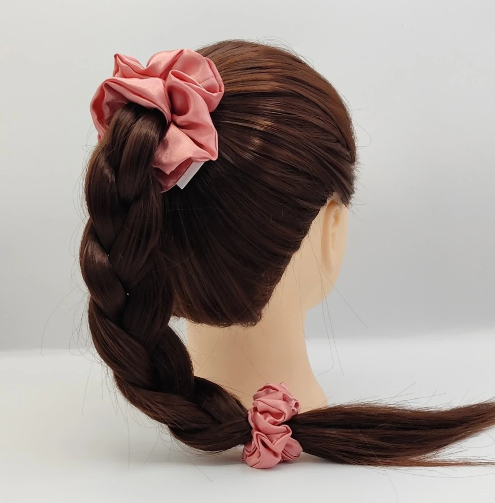 Dárková sada gumiček v růžové - 6 scrunchies