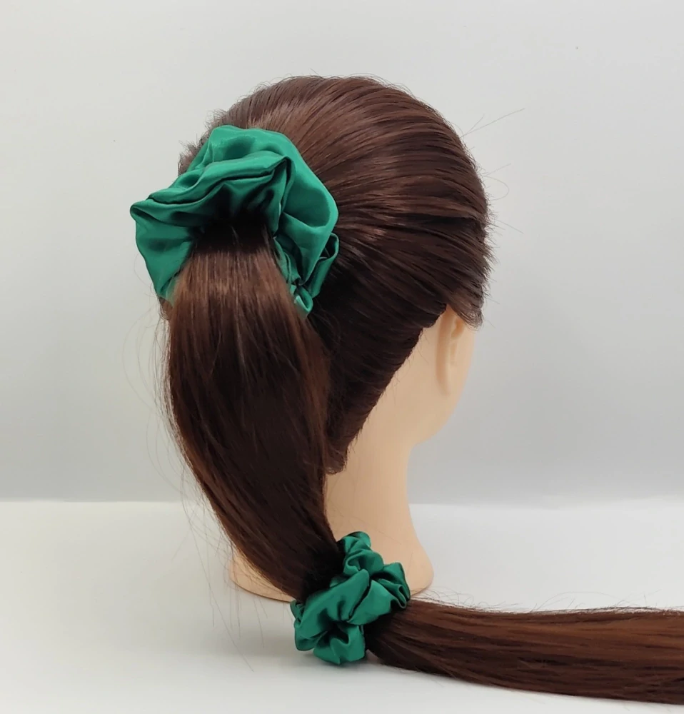 Dárková sada gumiček v zelené - 6 scrunchies