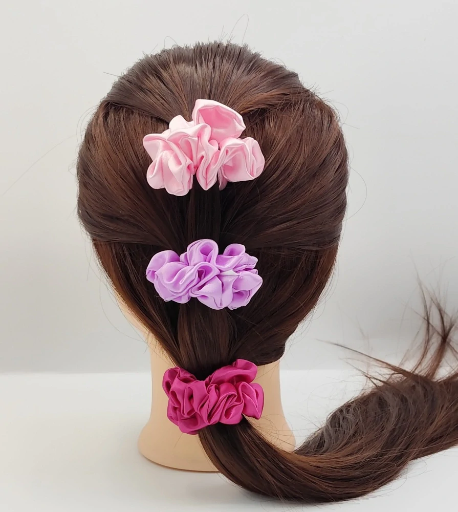 Dárkové Scrunchies gumičky S na kartě - XI.