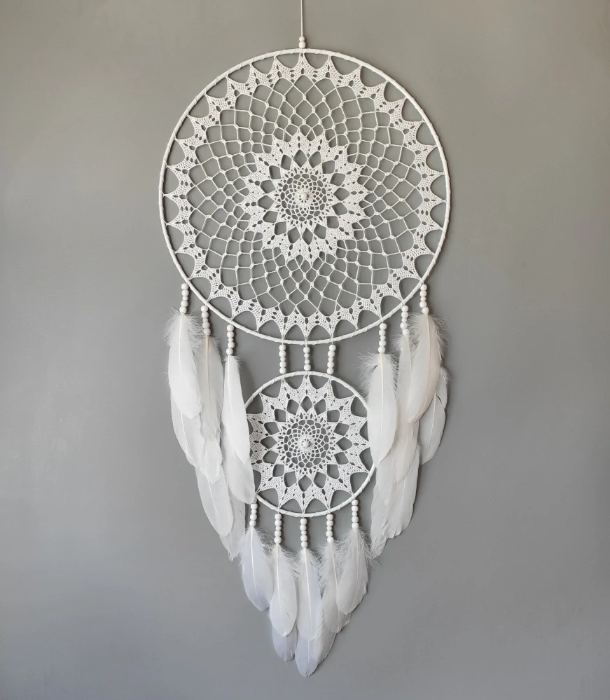 Lapač zlých snů Náčelník Bílý medvěd 40 x 95 cm