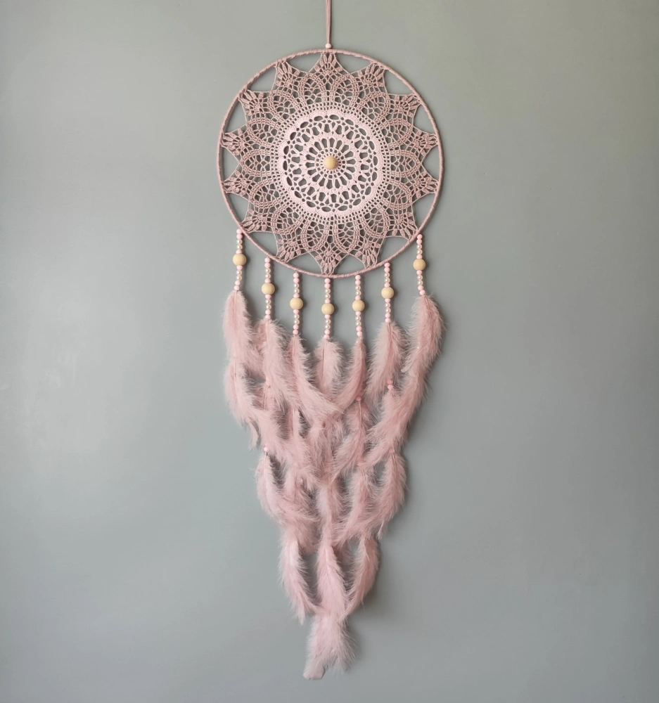 Lapač snů - Stínový strážce starorůžový 30 x 90 cm