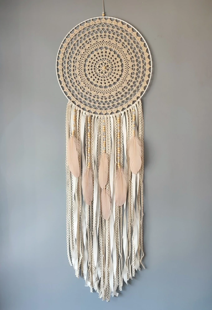 Lapač zlých snů Béžová holubice 40 x 120 cm