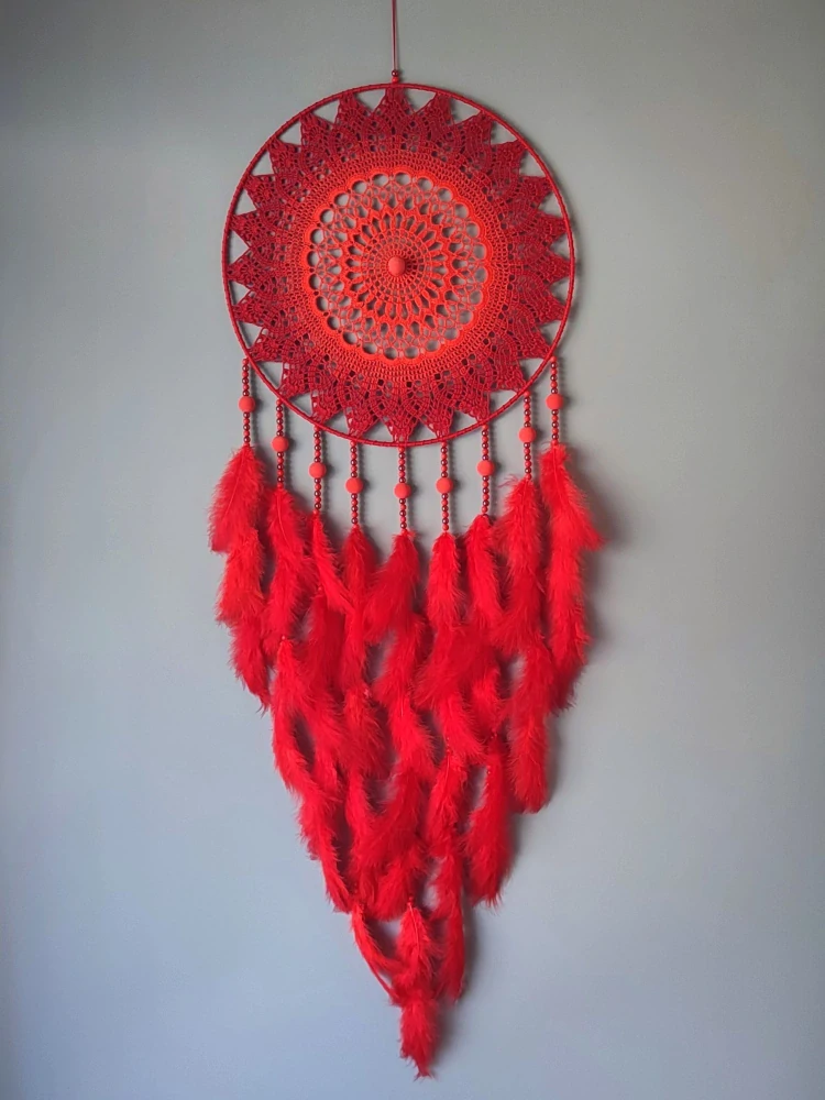 Lapač zlých snů Stínový strážce červený 40 x 115 cm