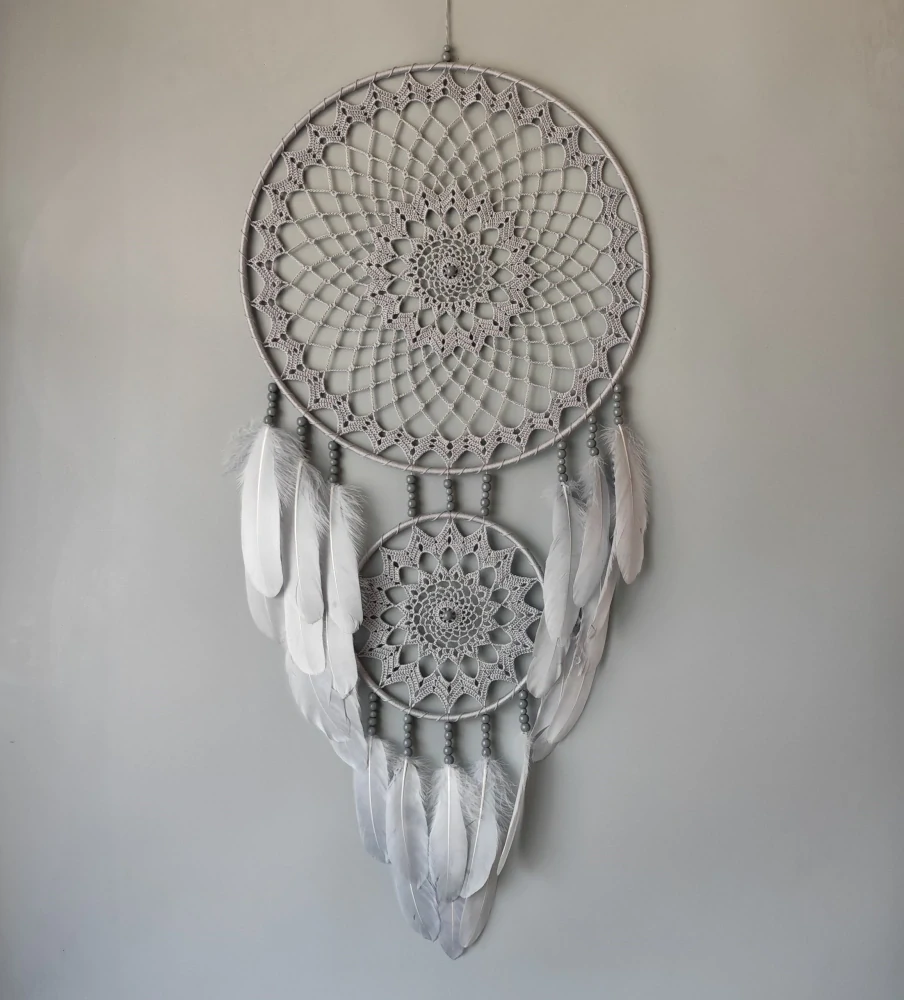 Lapač zlých snů Náčelník Šedý medvěd 40 x 95 cm